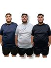 Kit 3 Camisetas Plus Size Masculina Até o Tam G9