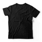 Kit 3 Camisetas pretas 100% Algodão - GG1