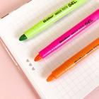 Kit 3 canetas marca texto gel colors vibrante escolar escritório multiuso eficiente