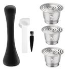 Kit 3 Cápsula Nespresso Reutilizável Inox Café Coffee Pilão - Propria