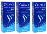 Kit 3 Caspacil Xampu/Shampoo 100ml