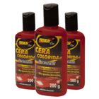 Kit 3 Cera Liquida Colorida Automotiva com Carnaúba PremiumCar Color 200g