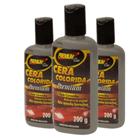 Kit 3 Cera Liquida Colorida Automotiva com Carnaúba PremiumCar Color 200g