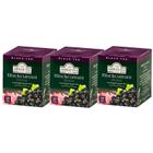 Kit 3 Chá Importado Blackcurrant Burst Ahmad Tea London 20Gr