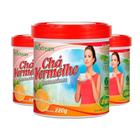 Kit 3 Chá vermelho solúvel 220g sabor Tangerina Unilife