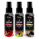 Kit 3 Cheirinhos Para Carro 60ml Aromatizador Tropical Aroma