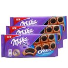 Kit 3 chocolate milka oreo sandwich 92g