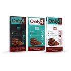 Kit 3 Chocolates Sem Lactose Only4: 55%, 70%, 85%