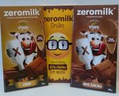 kit 3 Chocolates Vegano Sem Lactose 40% Cacau - Zeromilk 80g DIVERSOS