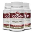 Kit 3 Coenzima COQ-10 200mg Vitafor 60 Cápsulas