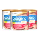 Kit 3 Colágenos Verisol Maxinutri Lata 250g Frutas Vermelhas