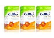 Kit 3 Colflex Curcuma + Colágeno Tipo II Com 30 Comp (total 90 comp)