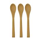 Kit 3 Colheres Em Bambu 16 Cm