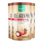 Kit 3 Collagen Pro Colágeno Hidrolisado Chá Branco com Lichia Nutrify 450g