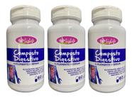 Kit 3 Composto Digestivo - Liz Life - 60 Capsulas