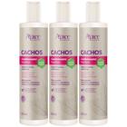 Kit 3 Condicionador Nutritivo Cachos Apse Apice Vegano Cabelo Sem Sulfato 300ml