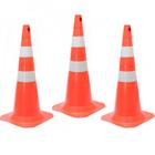 Kit 3 Cones para sinalização 50 cm com 2 faixas - RM-43 - MultiMarcas