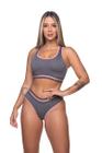 Kit 3 Conjunto Fitness Top Nadador Calcinha Tanga Ginástica Academia Sutia Sem Bojo Atacado Lingerie para malhar Luxo