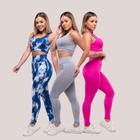 Kit 3 Conjuntos Fitness Academia