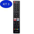 Kit 3 Controle Para Tv Philco Smart Ptv55G71Agbls, Ptv55Q20Agbls