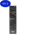 Kit 3 Controle Remoto Para TV LCD Sony Bravia RM-YD 101