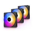 Kit 3 Cooler FAN DeepCool RF-120FS-3P THREE-COLOR 120MM