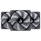 Kit 3 Cooler Fan Rise Mode 120mm 12v Preto - RM-BK-01-FB