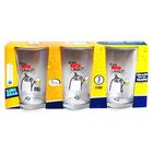 Kit 3 Copos Alto De Vidro Zero Grau Chopp Cerveja 250ml - SEU LAR