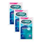 Kit 3 Corega Tabs Limpador de Dentadura Branqueador com 6 Pastilhas Efervescentes