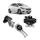 Kit 3 Coxim Calço Motor LE LD Cambio Auto Onix 2013/... - Solupe Parts