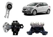 Kit 3 Coxim Cambio Esquerdo Direito Cobalt 2011 2012 2013 - Auto Flex