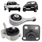 Kit 3 Coxim Motor Cambio Ford Courier 96/13 Fiesta 96/07 - Solupe Parts