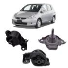 Kit 3 Coxim Motor Le Ld Cambio Manual Honda Fit 2003 a 2008 - Solupe Parts