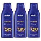 Kit 3 Cremes Nivea Q10 Firmador Corporal Vitamina C Pele Seca 400ml