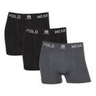 Kit 3 Cueca Boxer Polo Wear Masculina Confortável Microfibra