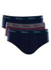 Kit/3 Cueca Slip Mash 010.04 Masculina Algodão T. P/GG