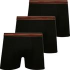 Kit 3 Cuecas Boxer Lupo Em Algodão Masculina Cotton Original