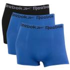 Kit 3 Cuecas Boxer Masculina Sem Costura Reebok Microfibra