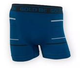 Kit 3 Cuecas Boxer Micofibra Sem Costura Gold Be M