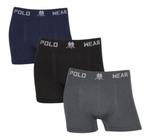 Kit 3 Cuecas Boxer Polo Wear Masculina Confortável Microfibra Box Adulto Elastano Lisa Premium