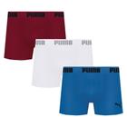 Kit 3 Cuecas Boxer Puma Sem Costura Masculina