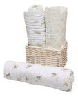 Kit 3 Cueiros Grandes Swaddle Soft Bamboo 120cm X 120cm Mami
