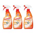 Kit 3 Desinfetante Multiuso 500ml Lysoclin Bruto Spray