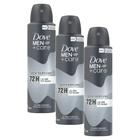 Kit 3 Desodorante Antitranspirante Aerossol Dove sem Perfume 150ml