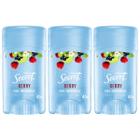 Kit 3 Desodorante em Gel Invisible Secret 45g Clear Berry