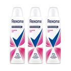 Kit 3 Desodorante Powder Dry Rexona Aerosol Antitranspirante 48h 150ml