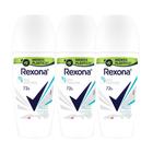 Kit 3 Desodorante Rexona Sem Perfume Roll-on Antitranspirante 72h 50ml