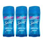 Kit 3 Desodorante Secret Out Last Sweat e Odor 73g