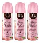 Kit 3 Desodorante Spray Alma de Flores Jasmim 90ml - Memphis