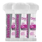 Kit 3 Desodorante Twist Clinical Rosa Herbíssimo 45G - Dana